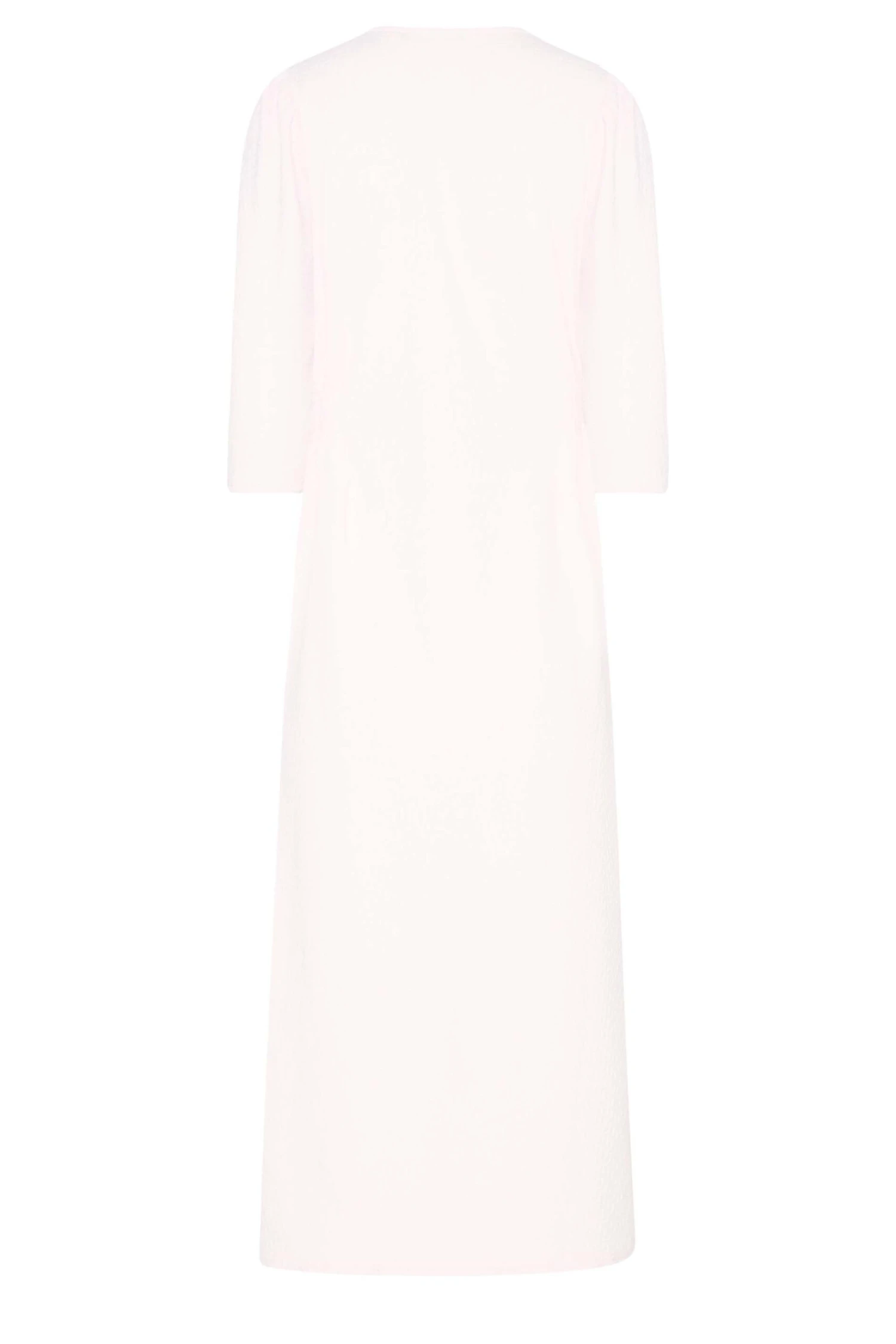 M&Co Pink Textured Button Through Dress 7 M&Co Pink Textured Button Through Dress - Image 7