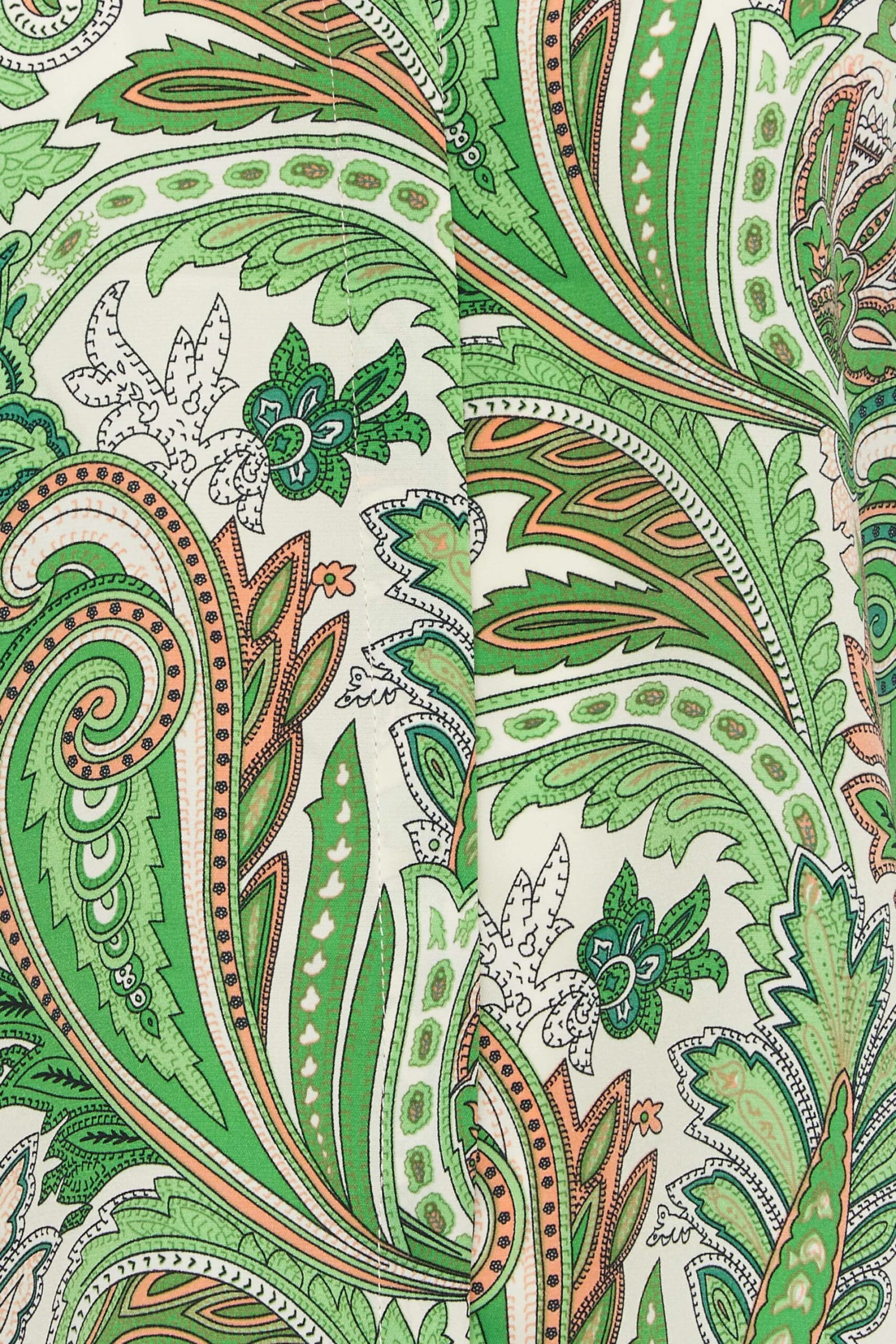 M&Co Green Paisley Print Puff Sleeve Shirt 5 M&Co Green Paisley Print Puff Sleeve Shirt - Image 5