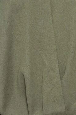 M&Co Khaki Green V-Neck Wrap Blouse 11 M&Co Khaki Green V-Neck Wrap Blouse -M&Co Sales Store 5d1f2b15 d3d6 46 550116 Z