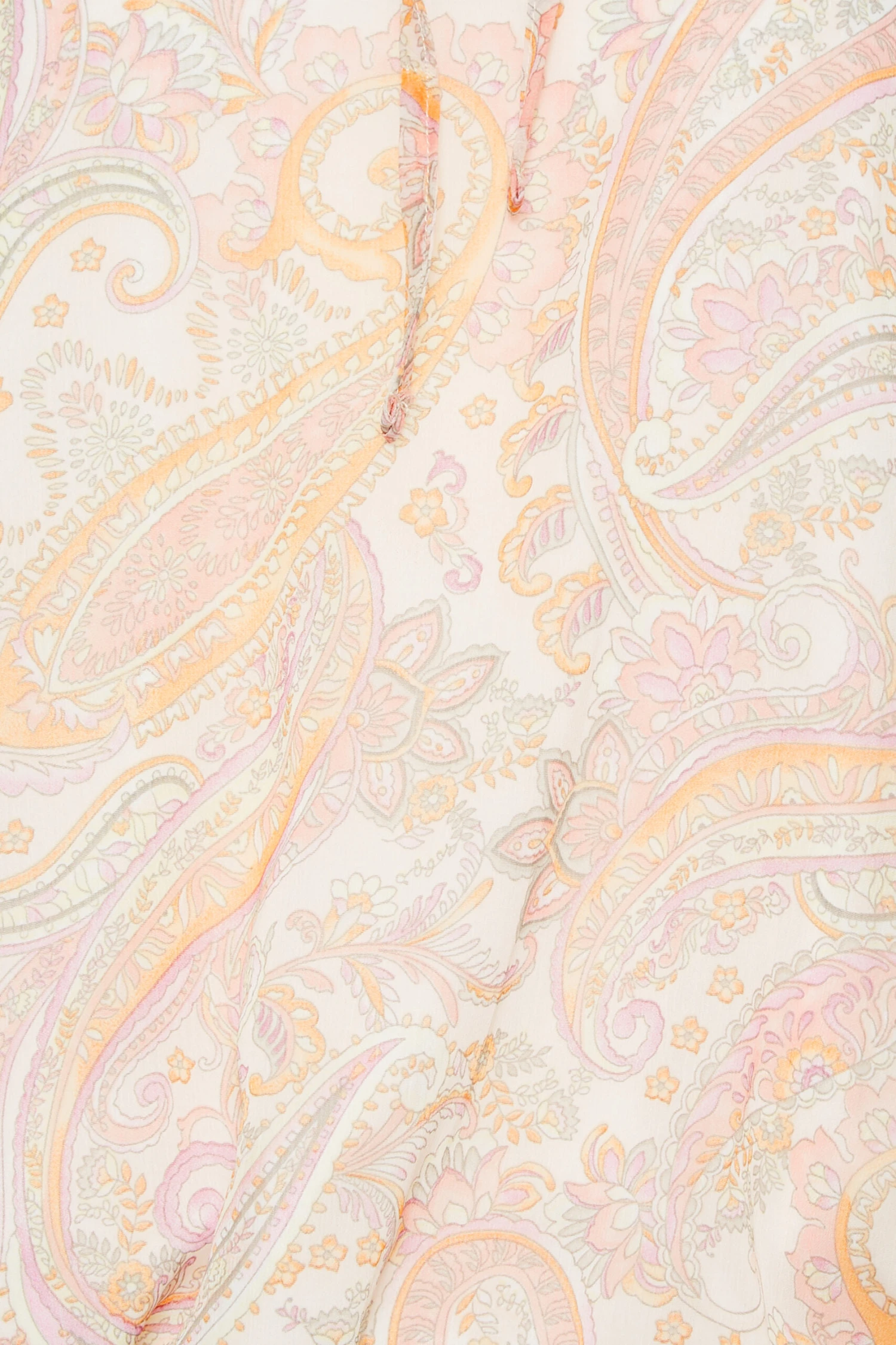 M&Co White Paisley Print High Neck Blouse 5 M&Co White Paisley Print High Neck Blouse - Image 5