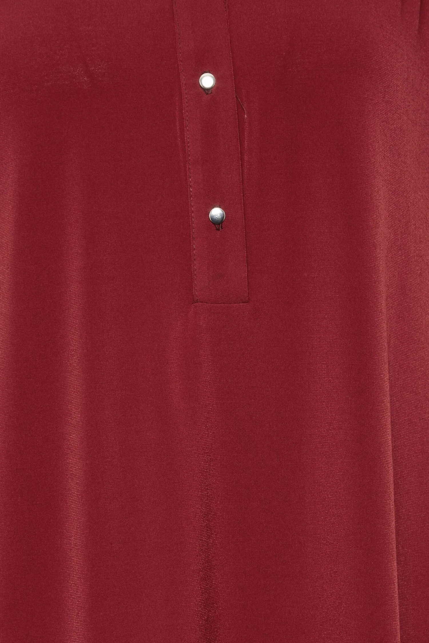 M&Co Red Placket Jersey Shirt 5 M&Co Red Placket Jersey Shirt - Image 5