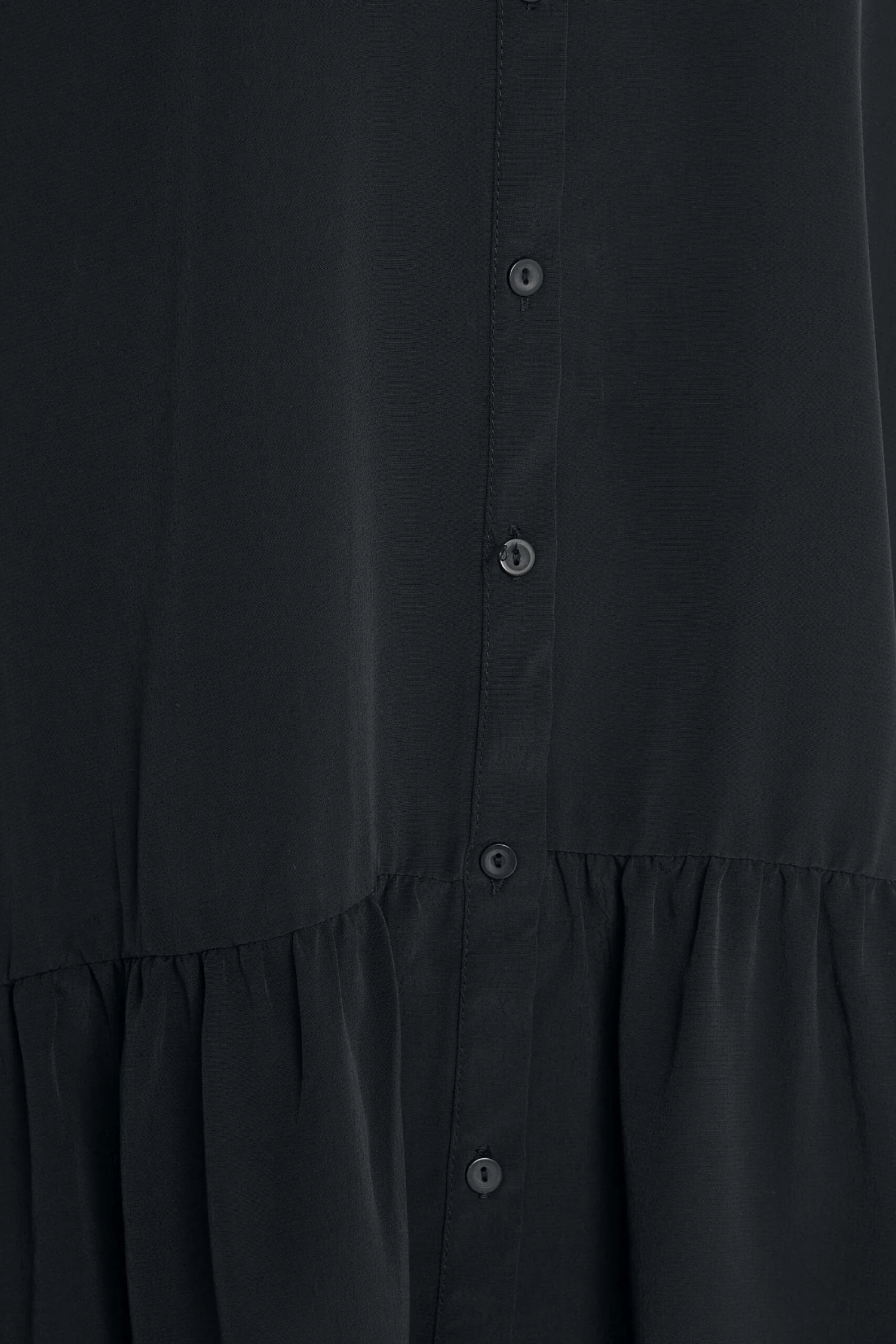 M&Co Black Frill Hem Shirt 5 M&Co Black Frill Hem Shirt - Image 5