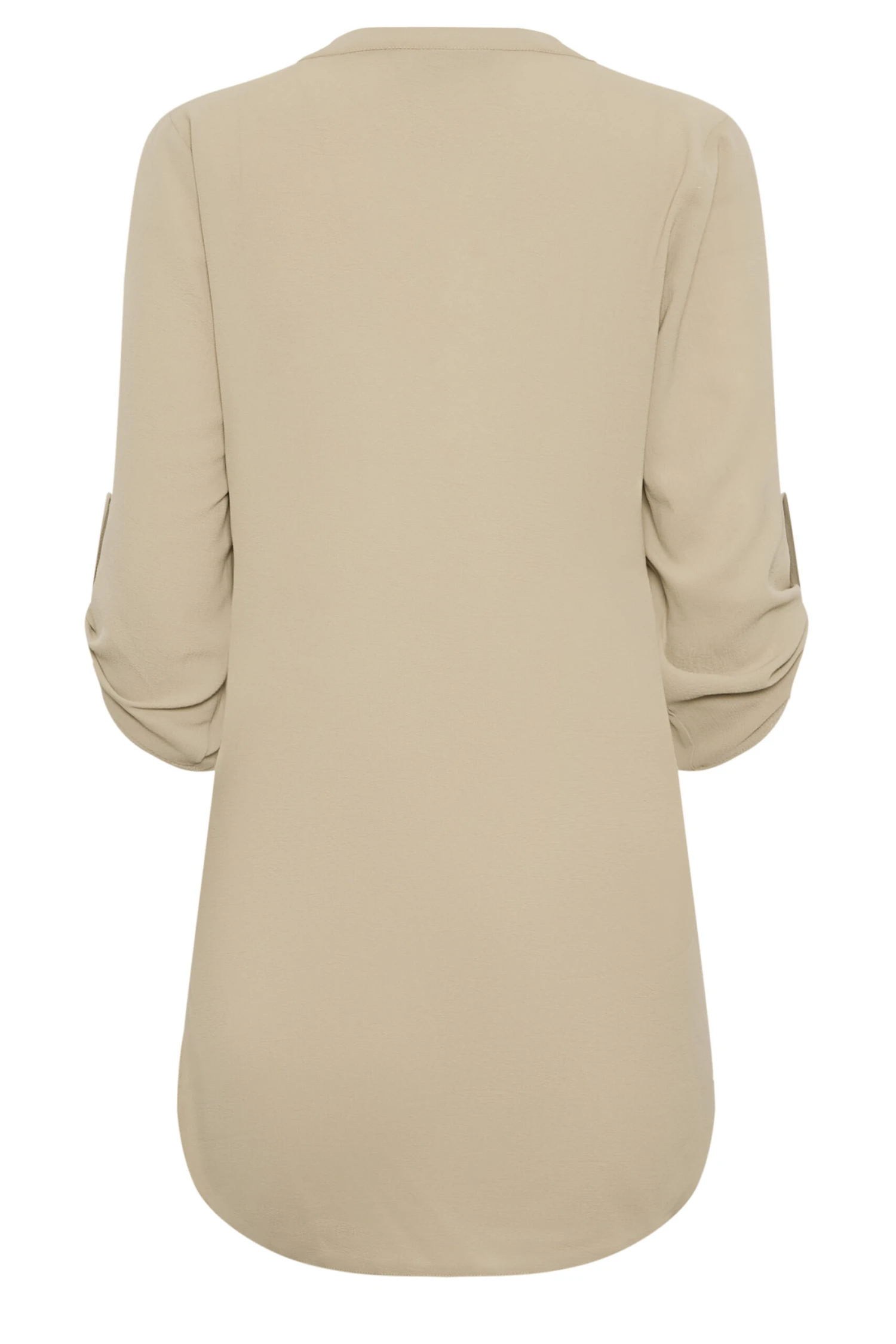 M&Co Beige Brown Long Sleeve Button Blouse 7 M&Co Beige Brown Long Sleeve Button Blouse - Image 7