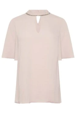 M&Co Pink Embellished Neck Keyhole Blouse 12 M&Co Pink Embellished Neck Keyhole Blouse -M&Co Sales Store 65d37023 ffe5 4b 550309 X scaled