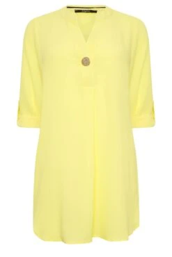 M&Co Yellow Statement Button Tab Sleeve Shirt -M&Co Sales Store 66f5f48c 7149 48 550302 X scaled