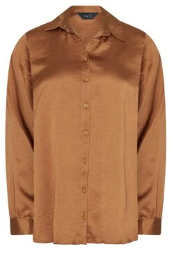 M&Co Brown Satin Shirt 12 M&Co Brown Satin Shirt -M&Co Sales Store 67603b98 e2a0 40 550187 X scaled