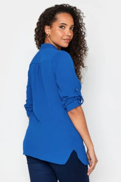 M&Co Cobalt Blue Tab Sleeve Blouse 9 M&Co Cobalt Blue Tab Sleeve Blouse -M&Co Sales Store 67610ce1 5dcb 4d 550098 C scaled