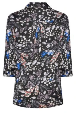 M&Co Black Floral Print Satin Shirt 13 M&Co Black Floral Print Satin Shirt -M&Co Sales Store 6842e24a fcb9 48 550207 Y scaled