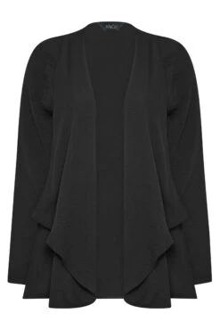 M&Co Black Jersey Waterfall Jacket 12 M&Co Black Jersey Waterfall Jacket -M&Co Sales Store 69d8ce0d b55e 46 550352 X scaled