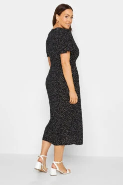 M&Co Black Spot Print Shirred Waist Dress -M&Co Sales Store 69f1aa7c 496c 41 550382 C scaled