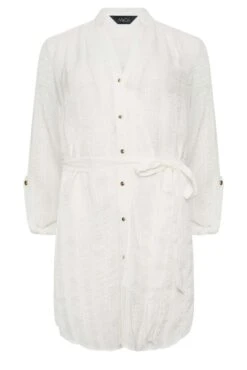 M&Co White Tie Waist Textured Tunic Shirt 12 M&Co White Tie Waist Textured Tunic Shirt -M&Co Sales Store 6aa31a28 71bb 48 550653 X scaled