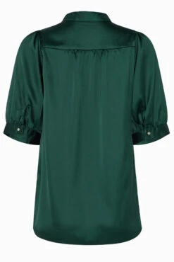 M&Co Emerald Green V-Neck Satin Shirt -M&Co Sales Store 6adf1026 a500 4c 550360 Y scaled