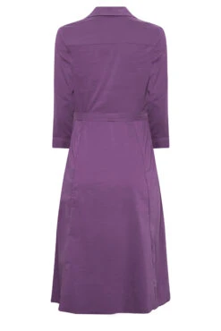 M&Co Purple Tie Waist Shirt Dress -M&Co Sales Store 6b2e38bb 2444 4d 550384 Y scaled