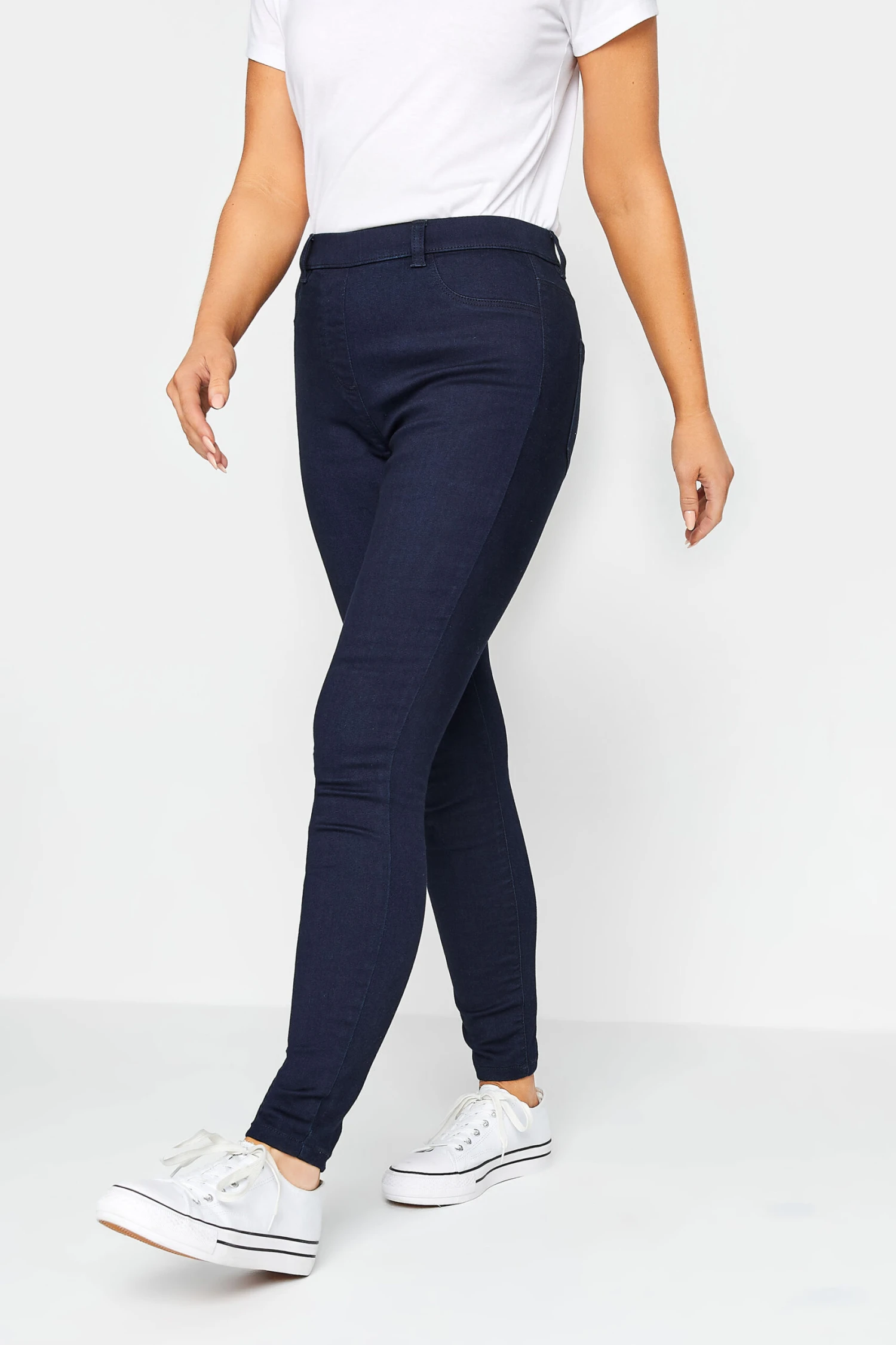 M&Co Indigo Blue Stretch Jeggings 1 M&Co Indigo Blue Stretch Jeggings