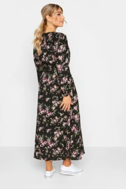 M&Co Black & Pink Floral Print Wrap Front Dress -M&Co Sales Store 6ce9b267 b369 41 500520 C scaled