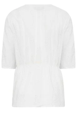 M&Co White Broderie V-Neck Blouse -M&Co Sales Store 6d33038a 81b0 4b 550486 Y scaled