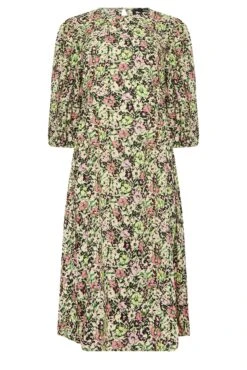 M&Co Green Floral Print Midi Dress -M&Co Sales Store 6d7cdbb9 1186 41 500522 X scaled