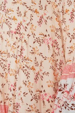 M&Co Orange Floral Print Tiered Swing Dress 13 M&Co Orange Floral Print Tiered Swing Dress -M&Co Sales Store 6f48d817 97d4 4f 550059 Z scaled