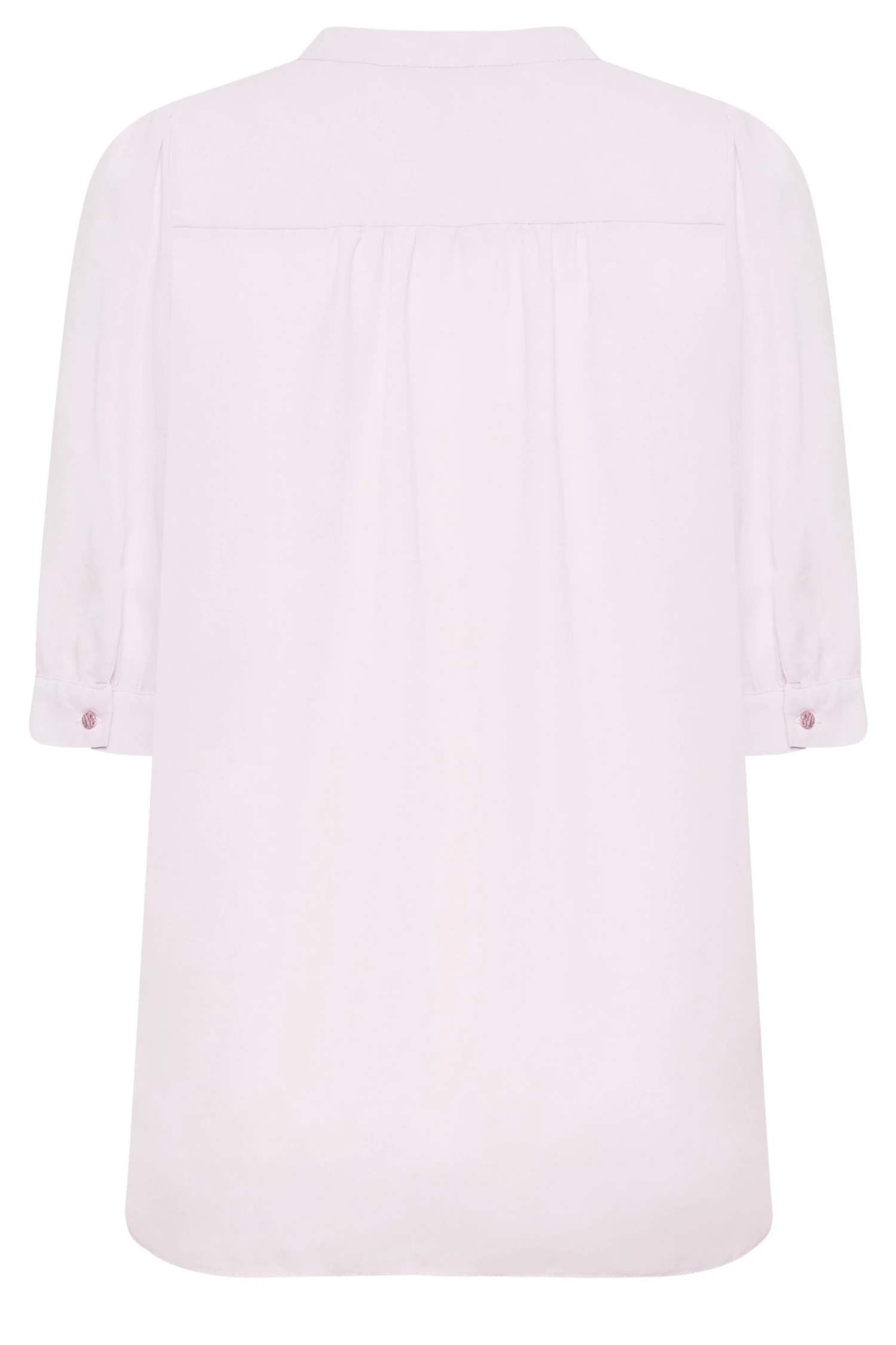 M&Co Lilac Purple Button Through Shirt 7 M&Co Lilac Purple Button Through Shirt - Image 7