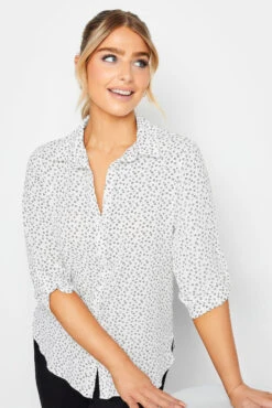 M&Co White Spot Print Tab Sleeve Shirt 10 M&Co White Spot Print Tab Sleeve Shirt -M&Co Sales Store 6fc07a6a 6c9d 40 550214 D scaled