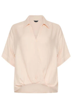 M&Co Light Pink V-Neck Collared Shirt 12 M&Co Light Pink V-Neck Collared Shirt -M&Co Sales Store 704f8308 01ad 4b 550458 X scaled