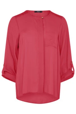 M&Co Red Satin Contrast Panel Shirt -M&Co Sales Store 70e81fb5 184c 45 550153 X scaled