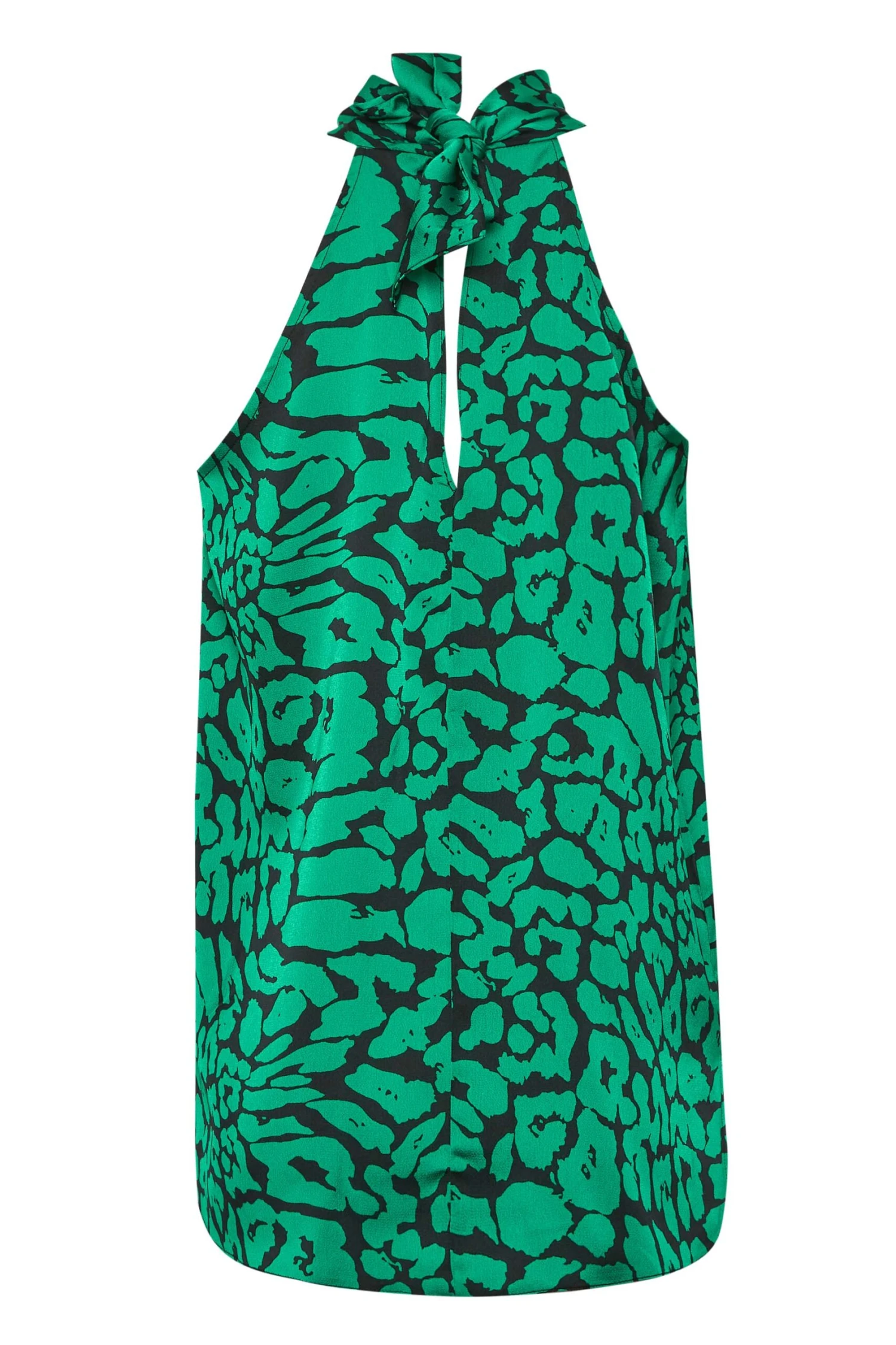 M&Co Black Animal Print Halterneck Blouse 7 M&Co Black Animal Print Halterneck Blouse - Image 7