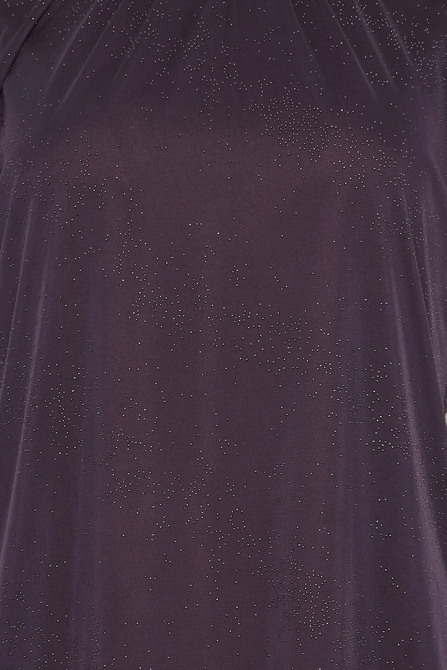 M&Co Dark Purple Tie Neck Blouse 5 M&Co Dark Purple Tie Neck Blouse - Image 5