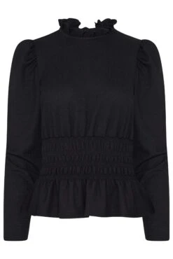 M&Co Black High Frill Neck Blouse -M&Co Sales Store 73c917ad fb2c 45 550143 X scaled