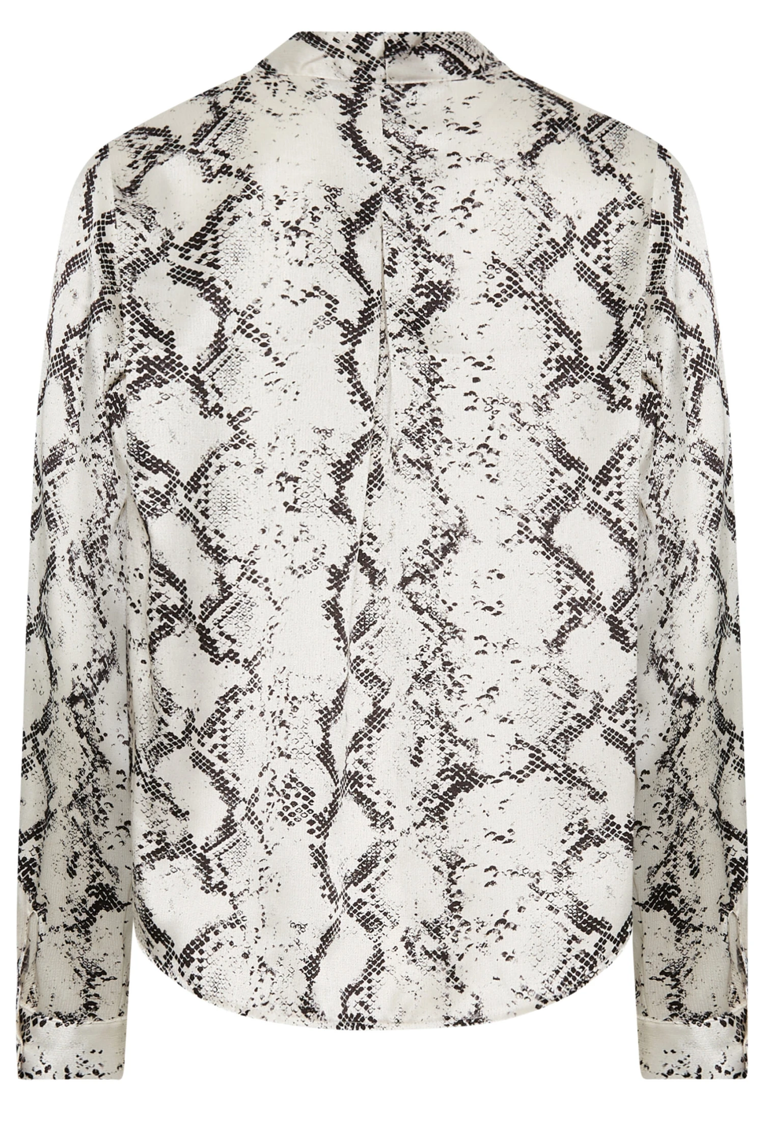 M&Co Ivory White Snake Print Wrap Front Blouse 7 M&Co Ivory White Snake Print Wrap Front Blouse - Image 7
