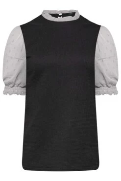 M&Co Black & Grey Contrast Sleeve Blouse 12 M&Co Black & Grey Contrast Sleeve Blouse -M&Co Sales Store 75813b67 4a56 48 550262 X scaled