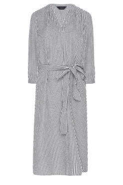 M&Co Black Gingham Tie Waist Detail Tunic -M&Co Sales Store 758d9613 45ff 4e 550055 X scaled