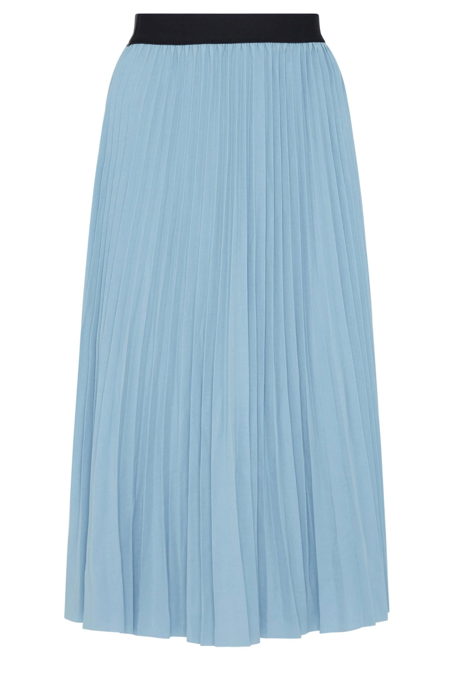 M&Co Blue Pleated Midi Skirt 4 M&Co Blue Pleated Midi Skirt - Image 4