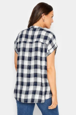 M&Co Blue Check Print Shirt 9 M&Co Blue Check Print Shirt -M&Co Sales Store 7757672f ec63 49 550201 C scaled