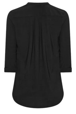 M&Co Black Half Placket Jersey Shirt 15 M&Co Black Half Placket Jersey Shirt -M&Co Sales Store 77a0e609 ff2c 4c 550349 Y scaled