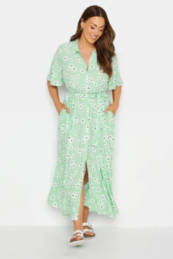M&Co Mint Green Daisy Print Maxi Shirt Dress 8 M&Co Mint Green Daisy Print Maxi Shirt Dress -M&Co Sales Store 7ab326fc 5f3e 4c 550426 B scaled