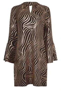 M&Co Black Sparkly Bell Sleeve Mini Dress -M&Co Sales Store 7b1786bd f4bf 48 550630 RX scaled