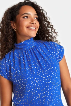 M&Co Cobalt Blue Spot Print Blouse -M&Co Sales Store 7b1b6a59 4ef6 48 550124 D scaled