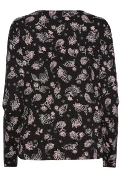 M&Co Black Paisley Print Notch Neck Cotton T-Shirt 13 M&Co Black Paisley Print Notch Neck Cotton T-Shirt -M&Co Sales Store 7cf97b4b 3c58 4d 500213 Y scaled