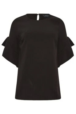 M&Co Black Frill Sleeve Blouse -M&Co Sales Store 7dc2b28f a9b7 49 550619 X scaled