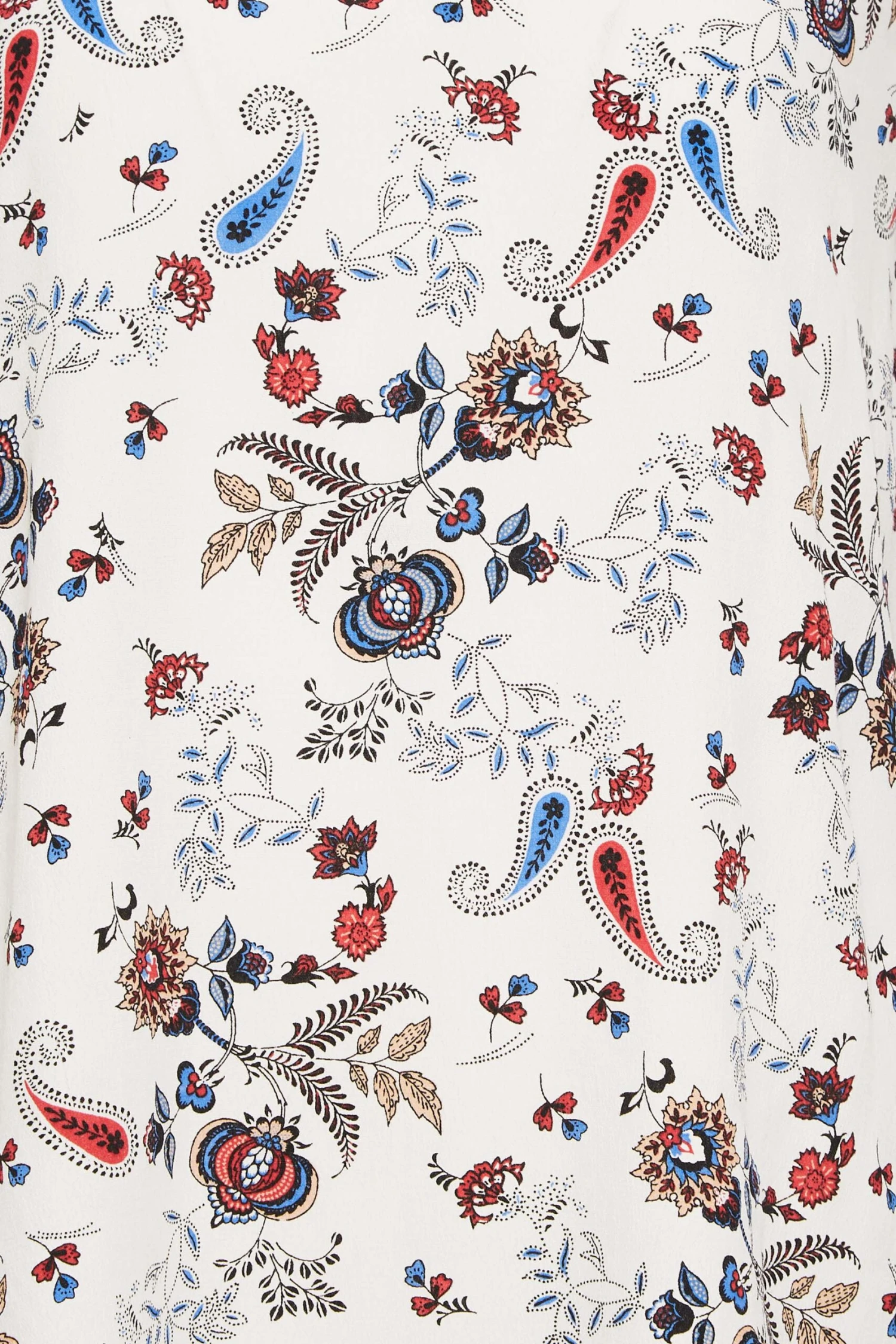 M&Co Ivory White Paisley Print Blouse 6 M&Co Ivory White Paisley Print Blouse - Image 6