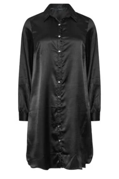 M&Co Black Satin Dipped Hem Shirt 12 M&Co Black Satin Dipped Hem Shirt -M&Co Sales Store 7e22192f eeed 44 550043 X scaled