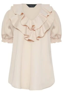 M&Co Pale Pink Frill Front Blouse -M&Co Sales Store 7e401879 f7b3 4e 550650 X scaled