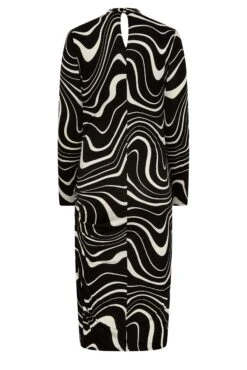 M&Co Black Swirl Ruched Side Midi Dress 13 M&Co Black Swirl Ruched Side Midi Dress -M&Co Sales Store 7f26cc52 5fb5 42 550401 Y scaled