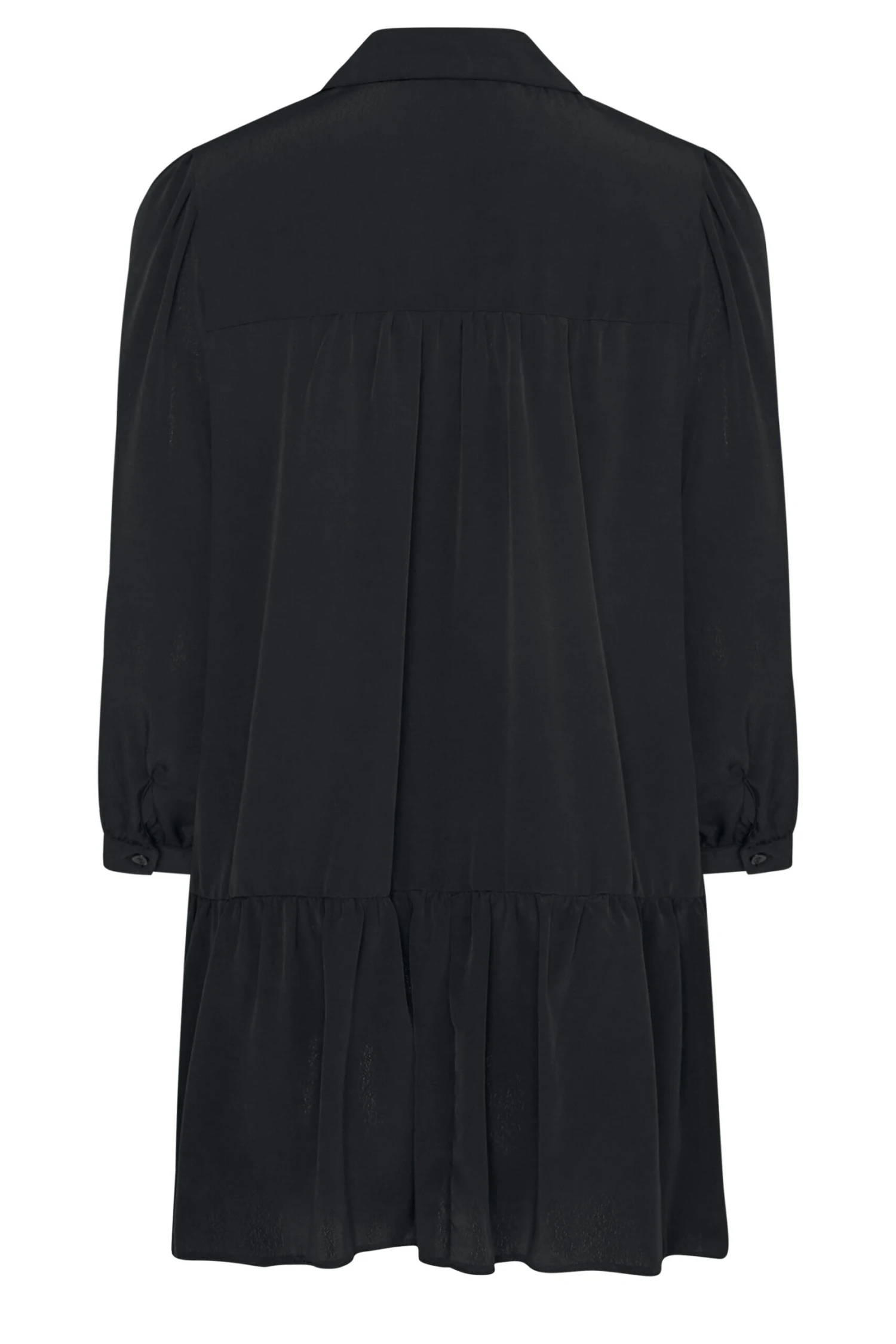 M&Co Black Frill Hem Shirt 7 M&Co Black Frill Hem Shirt - Image 7