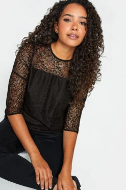 M&Co Black Long Sleeve Lace Blouse -M&Co Sales Store 7f31e0ce 0f5b 4f 550688 D scaled