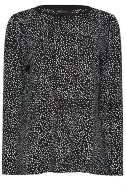 M&Co Black Spot Print Long Sleeve Cotton Top 12 M&Co Black Spot Print Long Sleeve Cotton Top -M&Co Sales Store 7f770d92 6c33 41 500169 X scaled