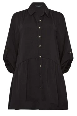 M&Co Black Frill Hem Tab Sleeve Shirt 12 M&Co Black Frill Hem Tab Sleeve Shirt -M&Co Sales Store 81a7a05b 5463 4f 550444 X scaled