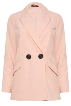 M&Co Pink Tailored Button Blazer -M&Co Sales Store 842ec770 5e3d 48 550000 X scaled