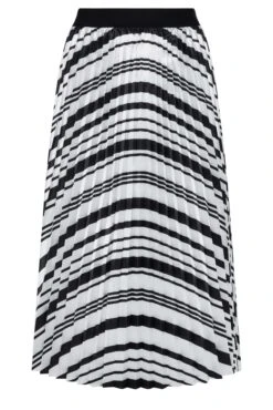 M&Co Black Stripe Print Pleated Midi Skirt 8 M&Co Black Stripe Print Pleated Midi Skirt -M&Co Sales Store 8440536e c301 43 550236 X scaled